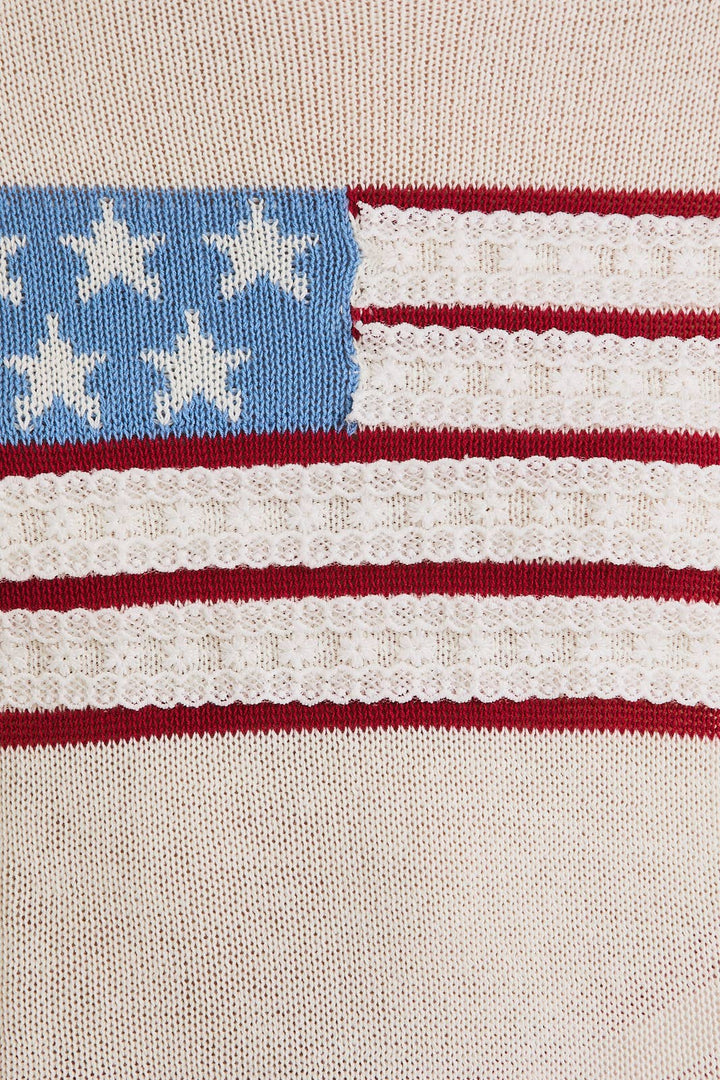 Star-Spangled Knit Sweater
