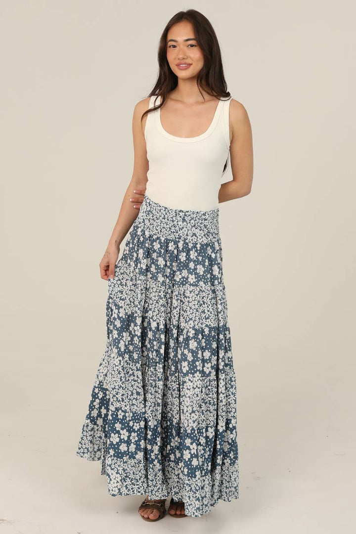 Rylee Tiered Maxi Skirt