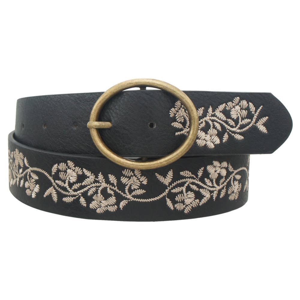 Maribel Embroidered Belt
