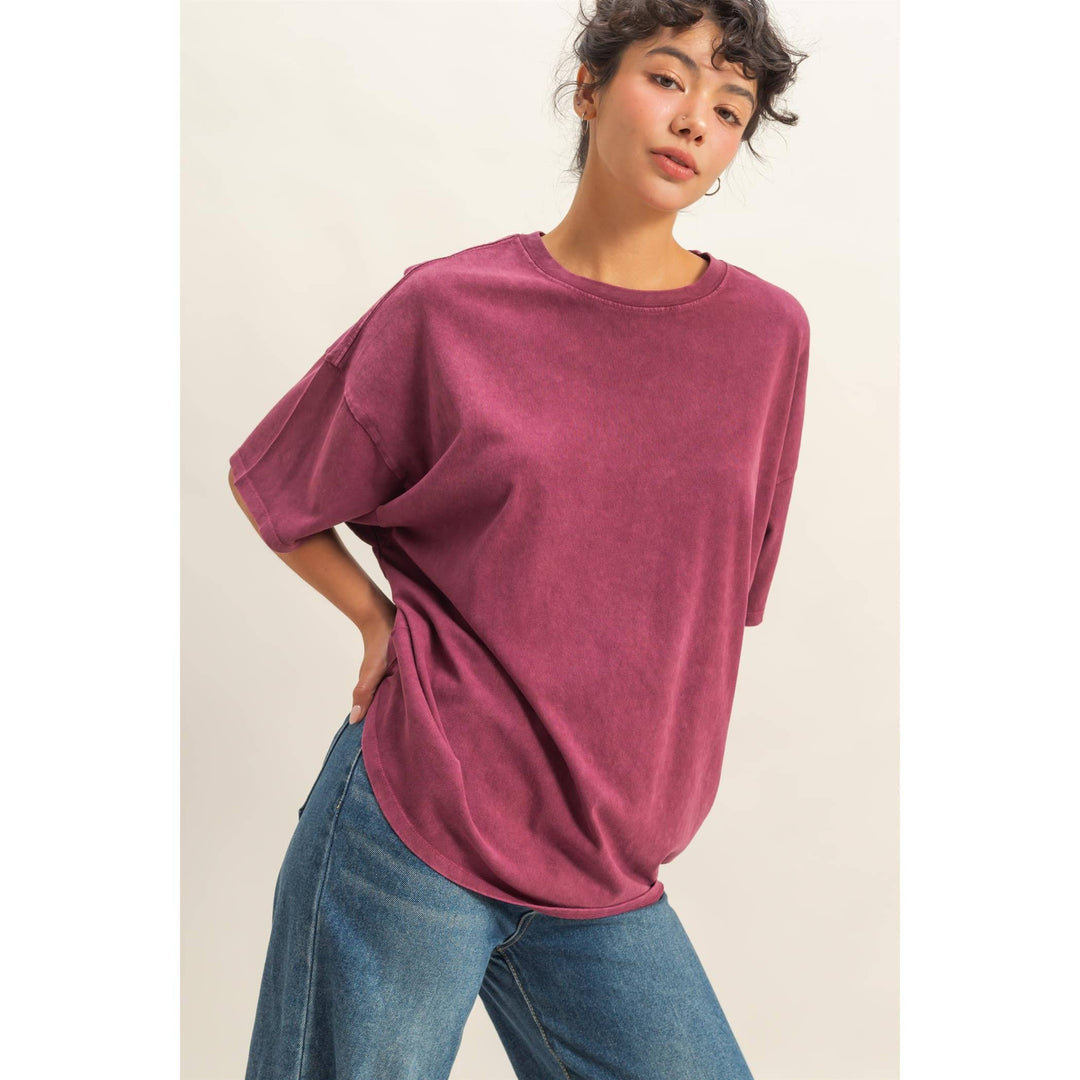 Mineral Wash Oversized Tee