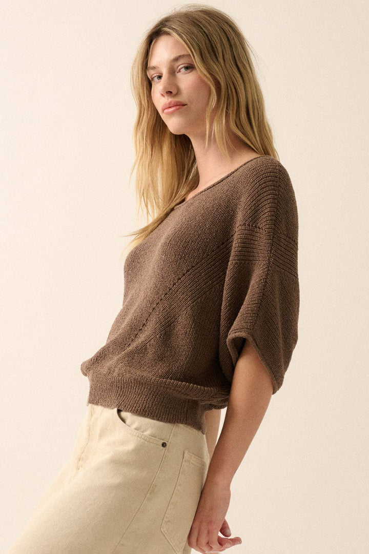 Espresso Knit Sweater