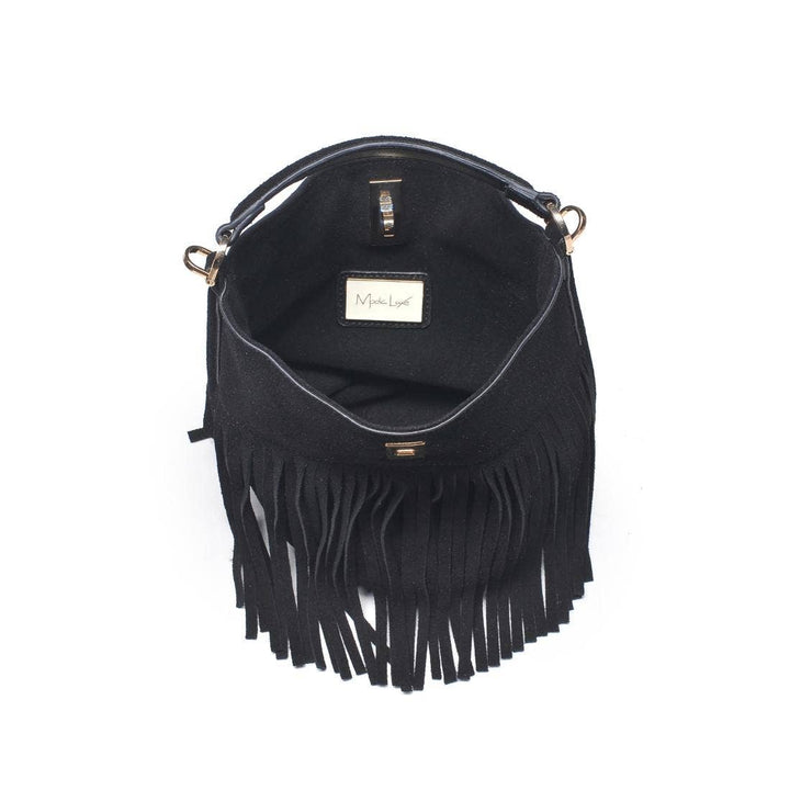 Bowie Leather Fringe Crossbody