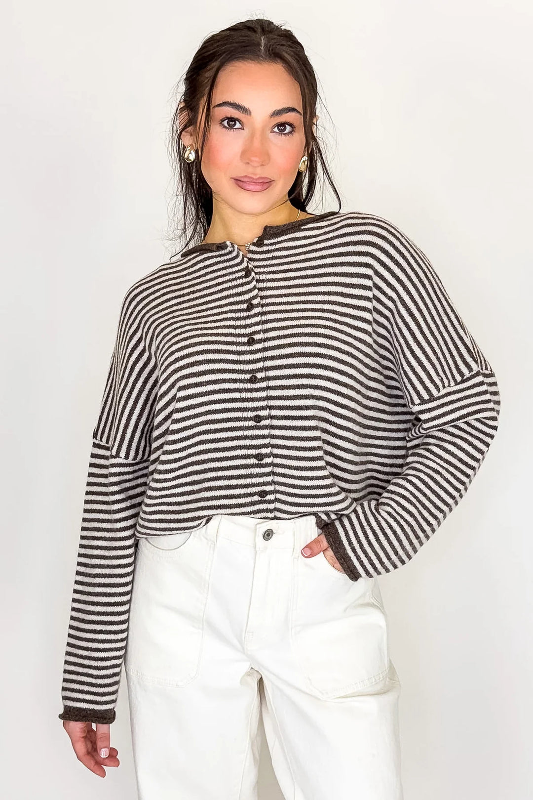 Sawyer Stripe Cardigan