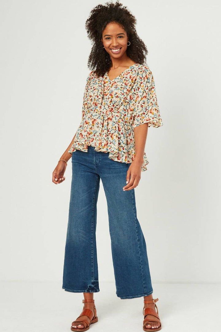 Harmony Floral Dolman Top final sale