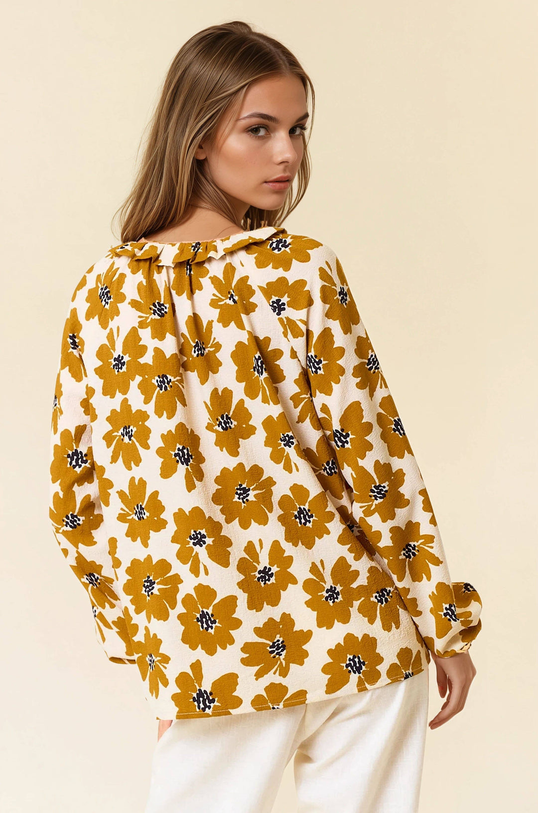 Golden Bloom Blouse