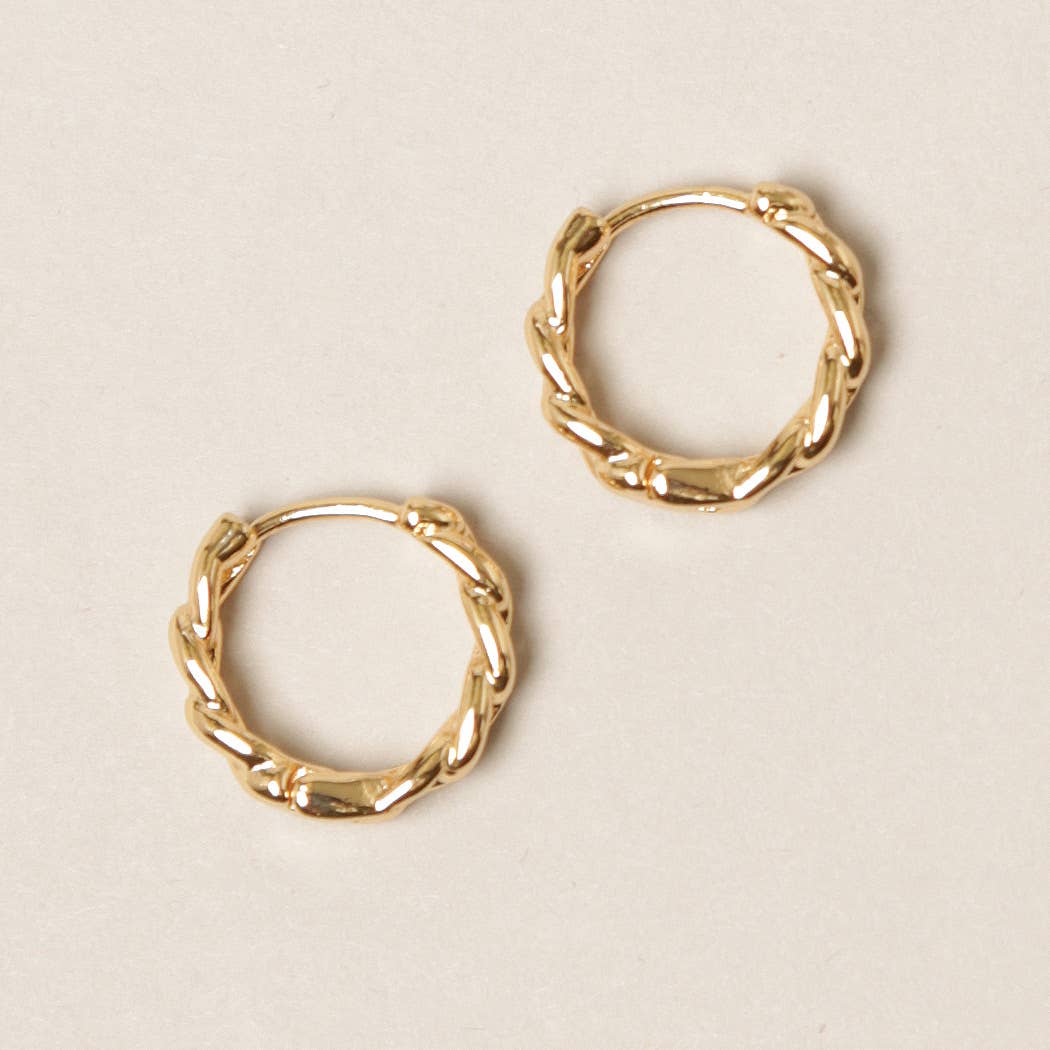 Kate Link Hoop Earrings