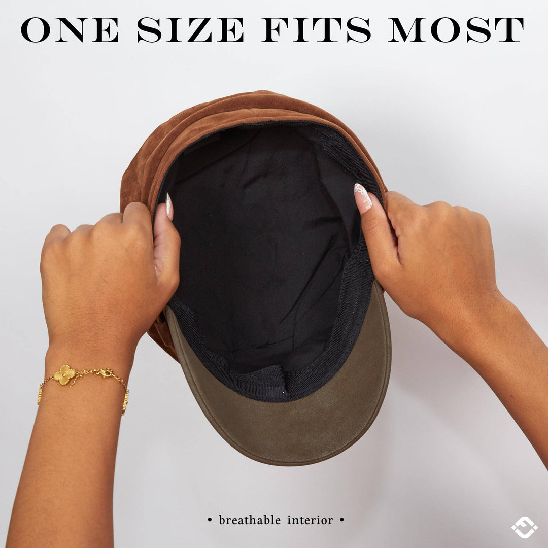 Fiddler Faux Suede Hat
