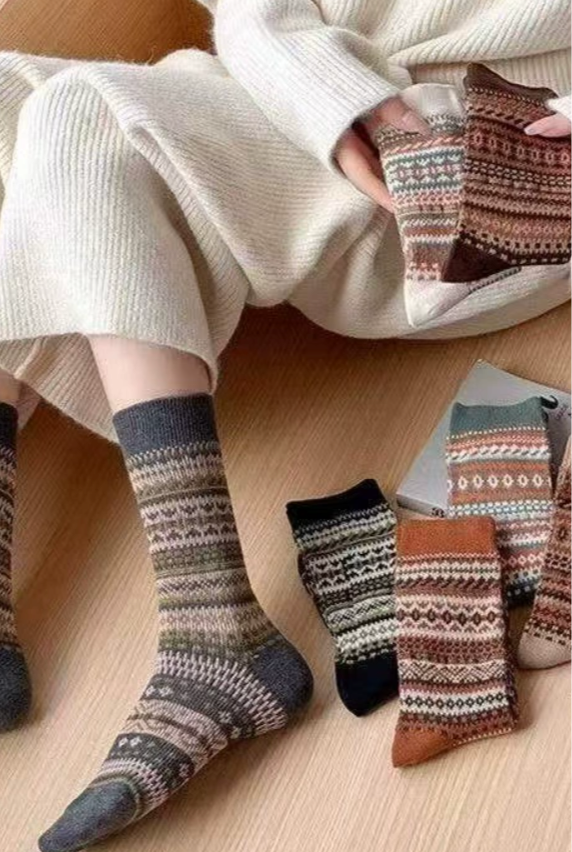 Nordic Knit Socks