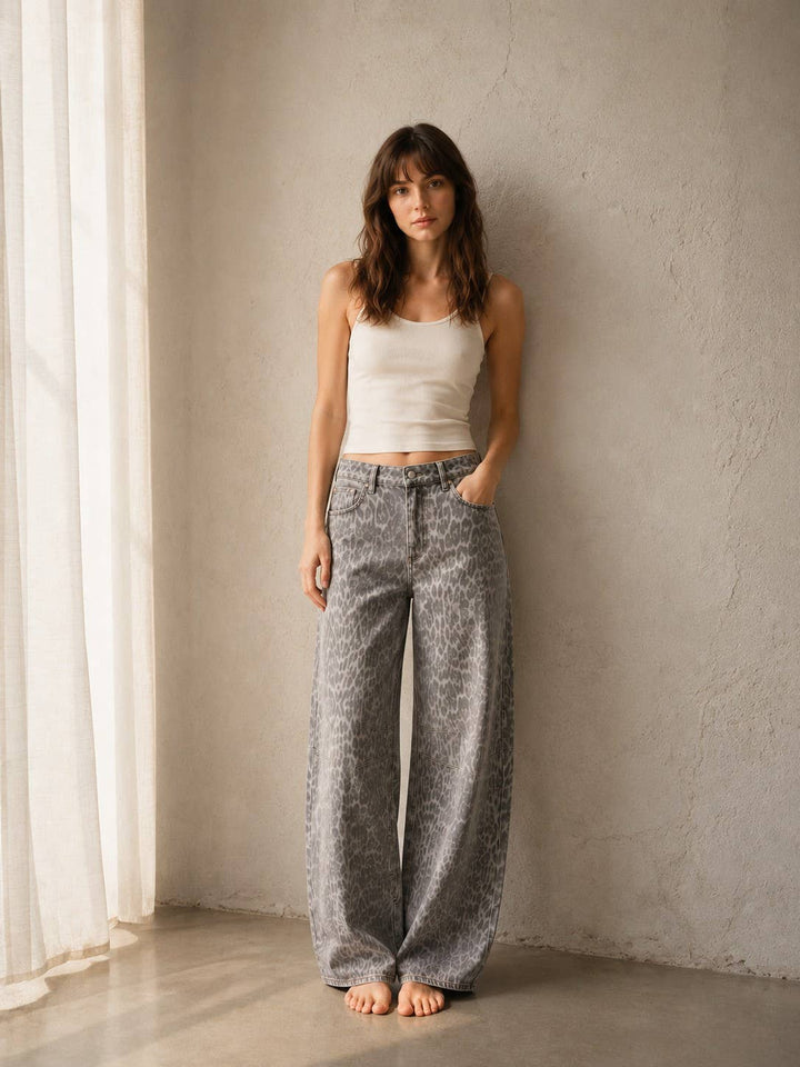 Alyx Leopard Jeans