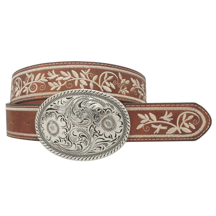Embroidered Western Belt