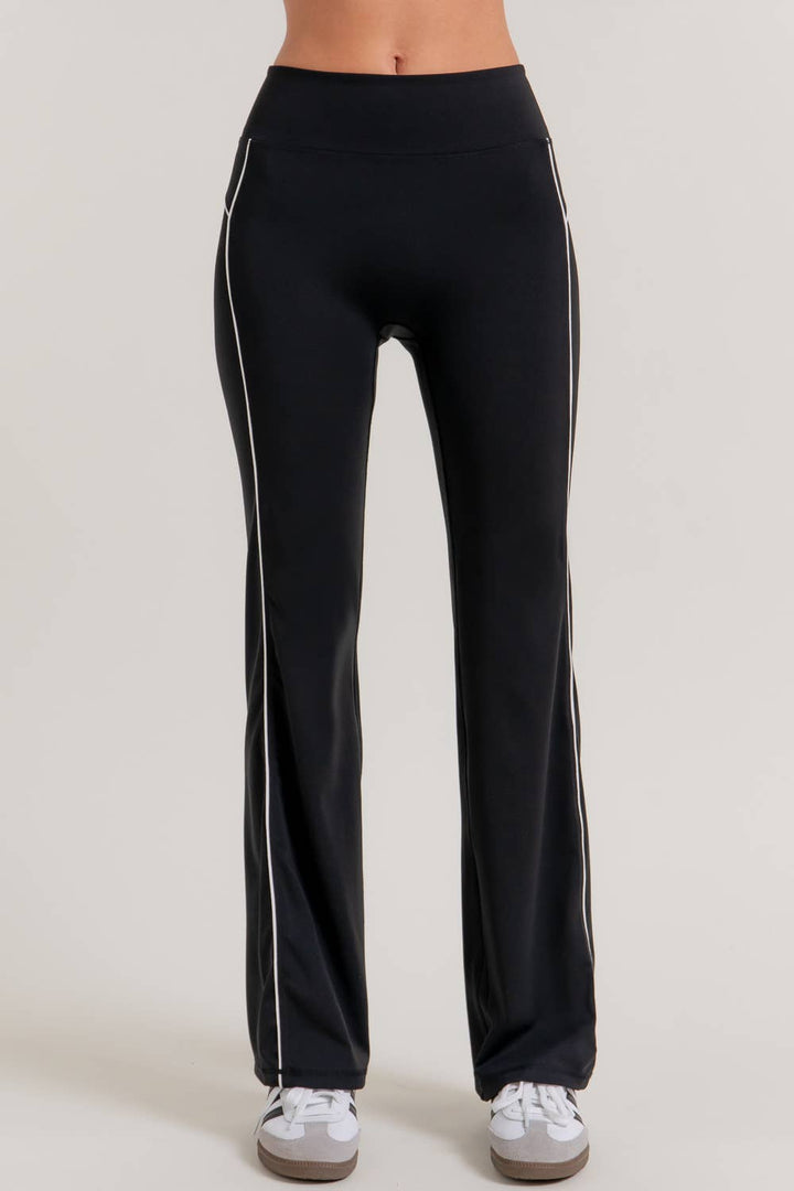 Never Better Piping Detail Pants