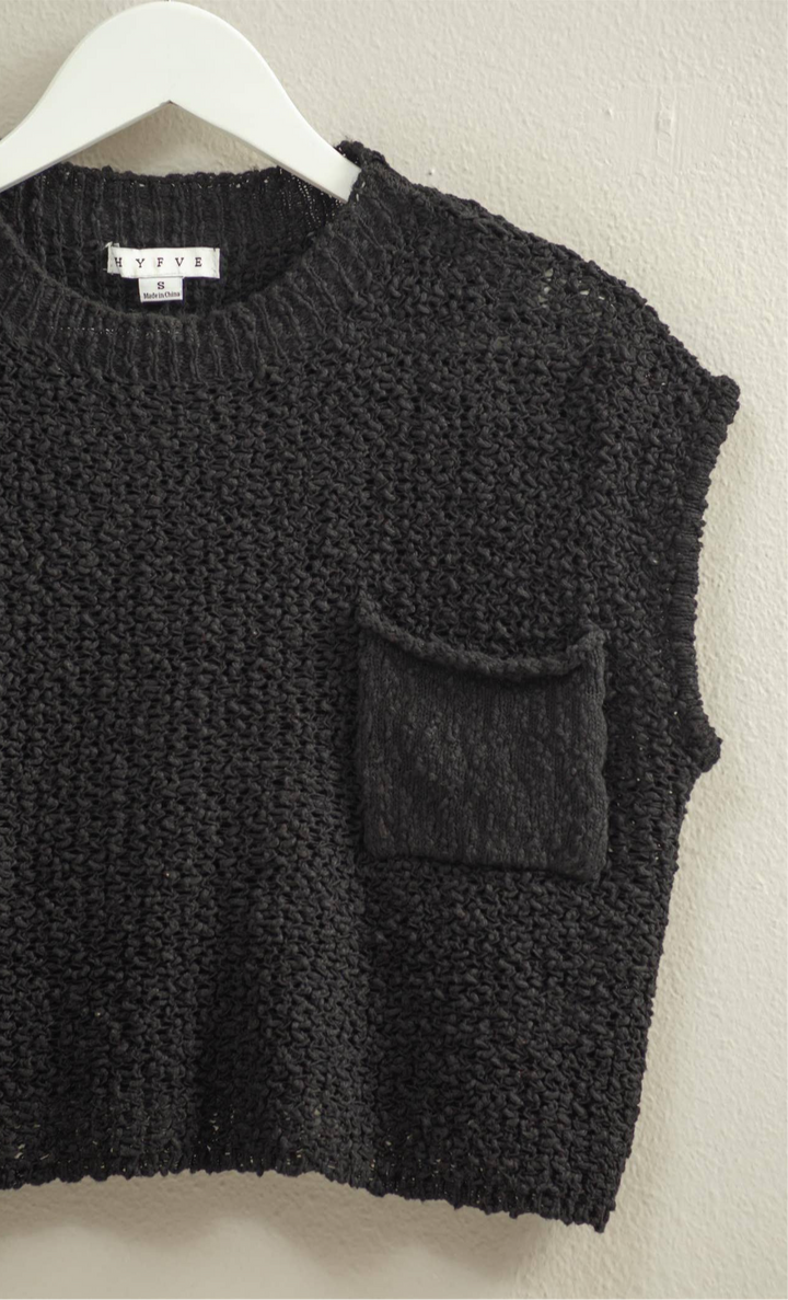 Freya Pocket Detail Knit Top