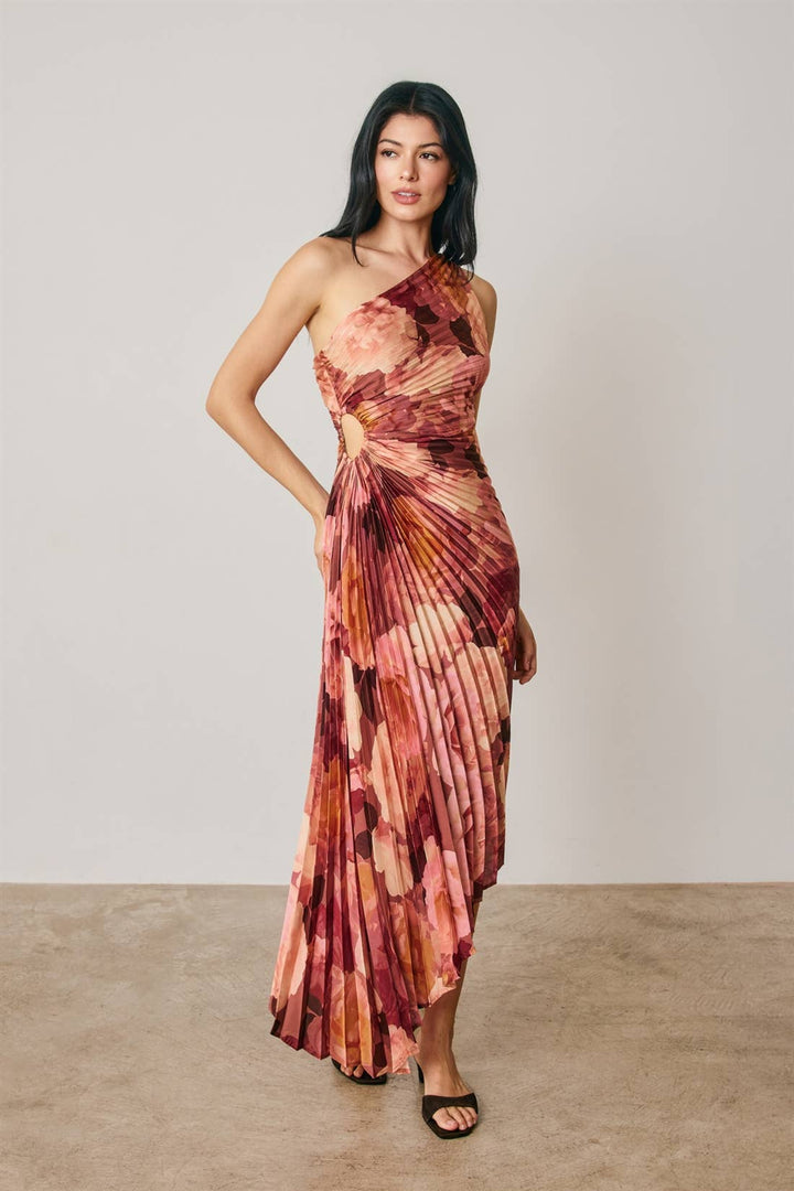 Rosalie One Shoulder Maxi Dress