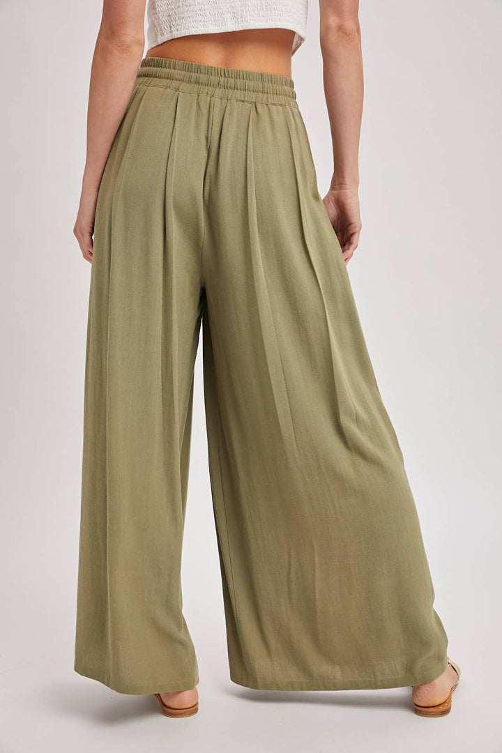 Olive Muse Palazzo Pants