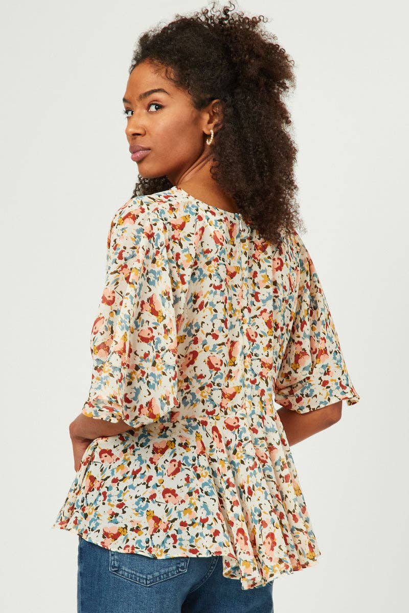 Harmony Floral Dolman Top final sale