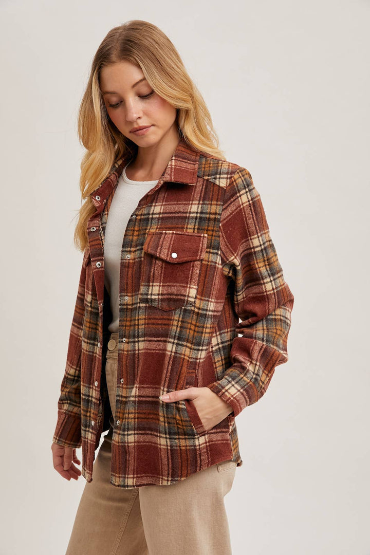 Rustwood Plaid Shacket
