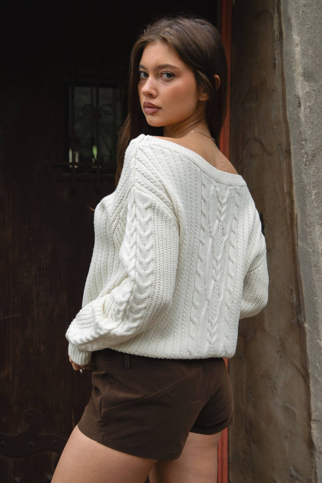 Amelia Off-Shoulder Sweater