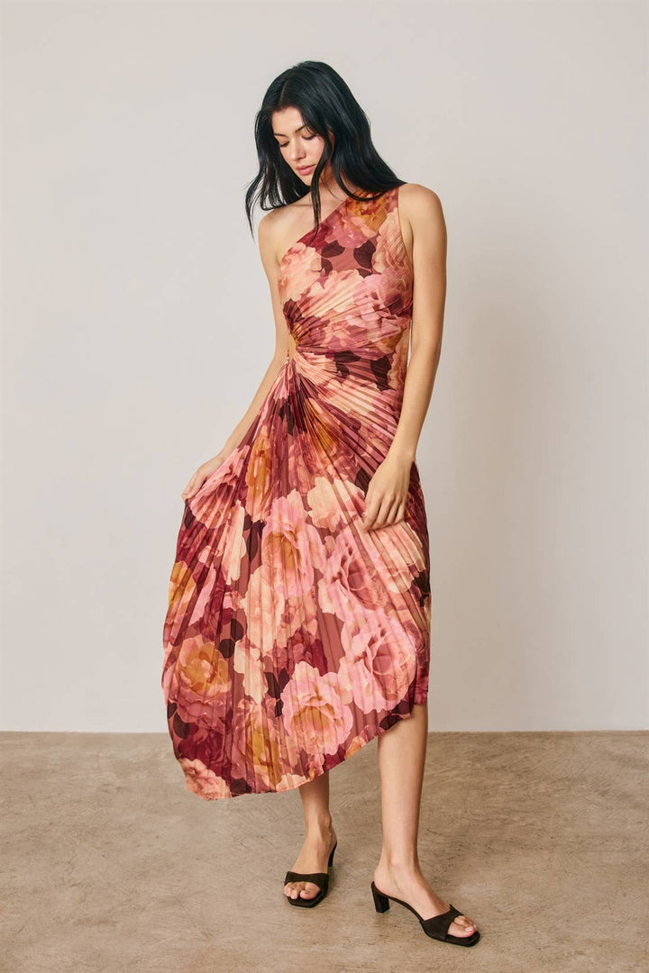 Rosalie One Shoulder Maxi Dress