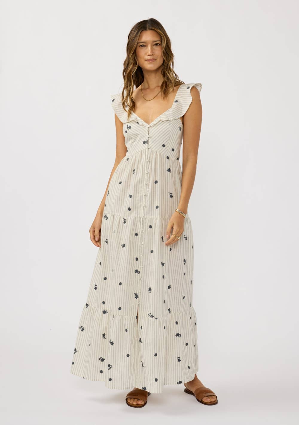 Seaside Bloom Maxi Dress