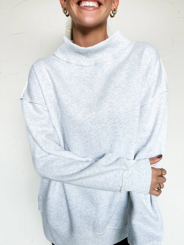 Evelyn Mock Neck Pullover