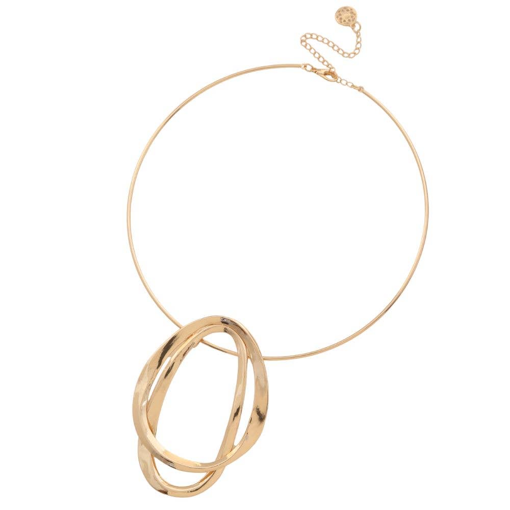 Oval Pendant Necklace
