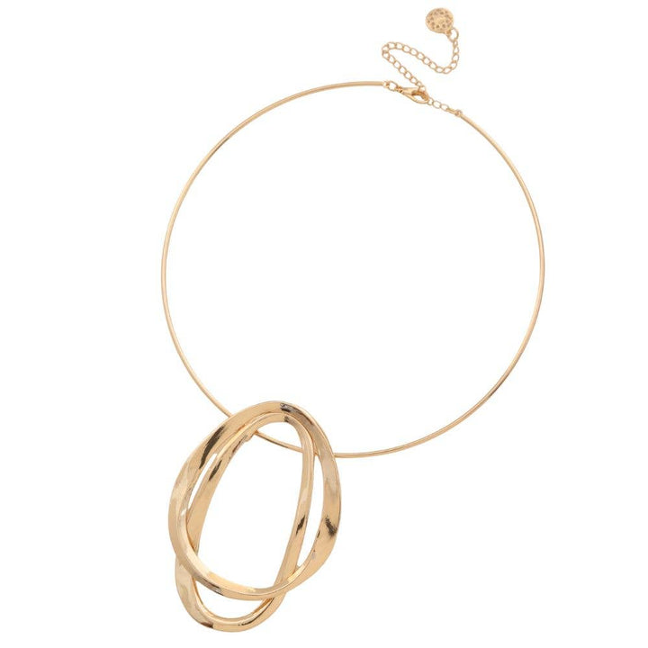 Oval Pendant Necklace