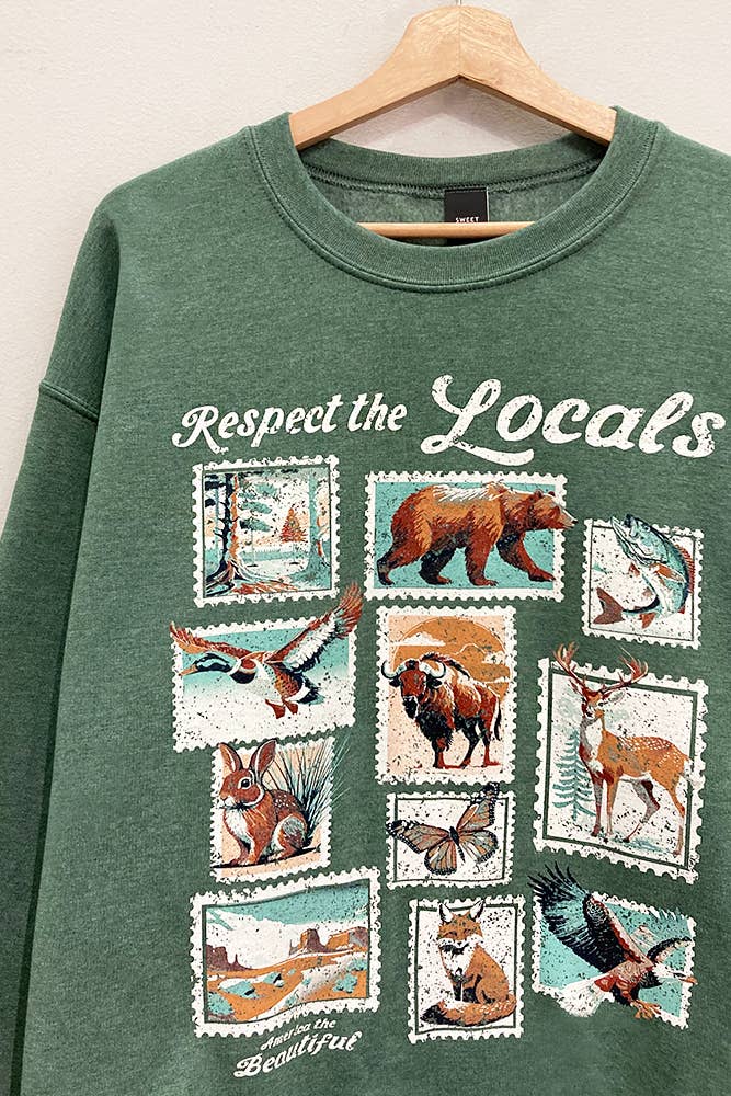 Support The Locals Wildlife Sweatshirt