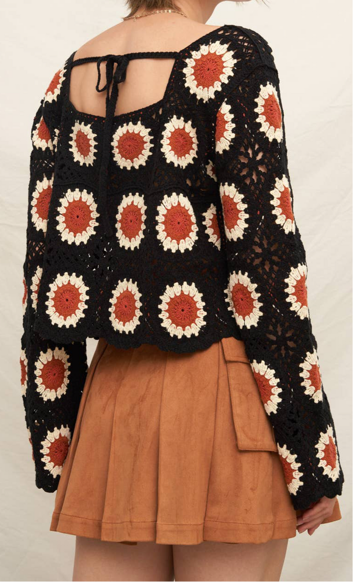 Sunflower Days Crochet Top
