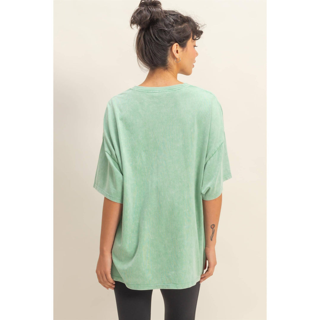 Mineral Wash Oversized Tee