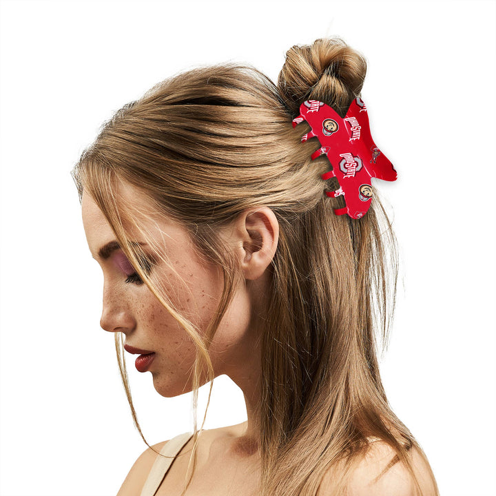 Ohio State Buckeyes Hair Claw {Preorder}