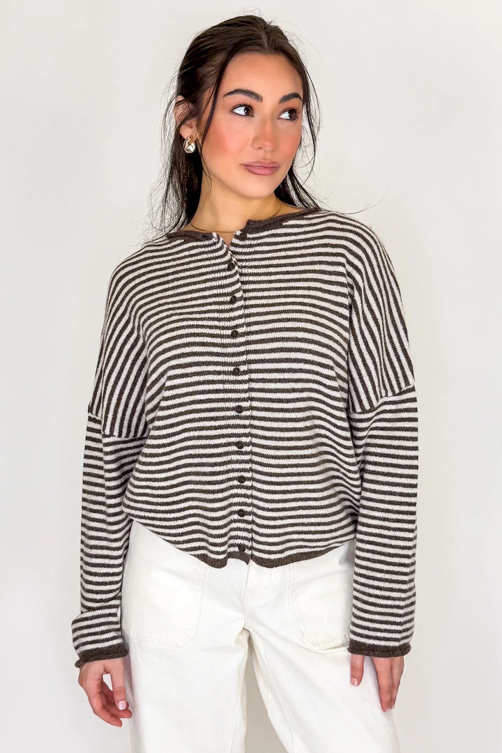 Sawyer Stripe Cardigan