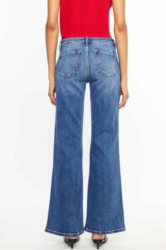 Indigo Ease Flare Jeans