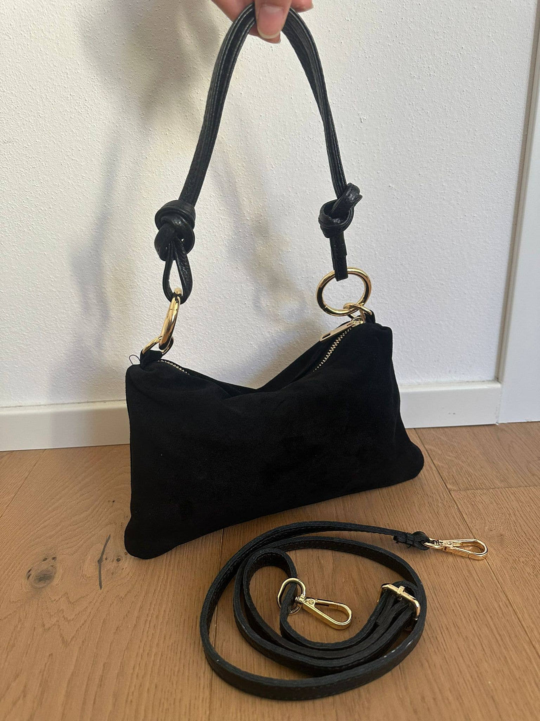 Suede Shoulder Bag