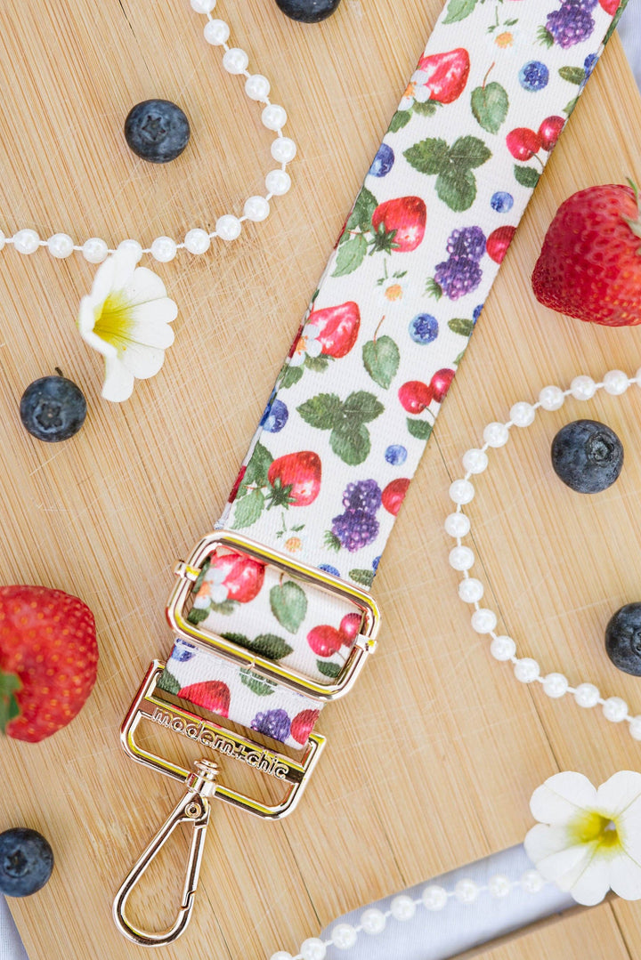Berry Blossom Adjustable Bag Strap