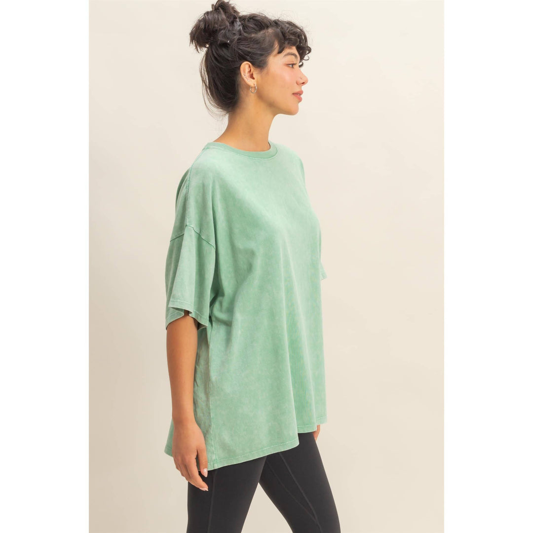 Mineral Wash Oversized Tee