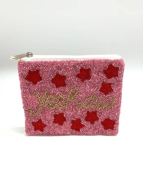 Yeehaw Beaded Coin Purse