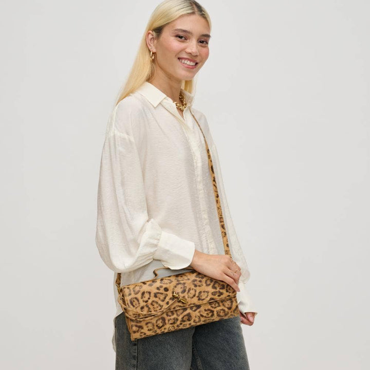Ada Animal Print Clutch Crossbody