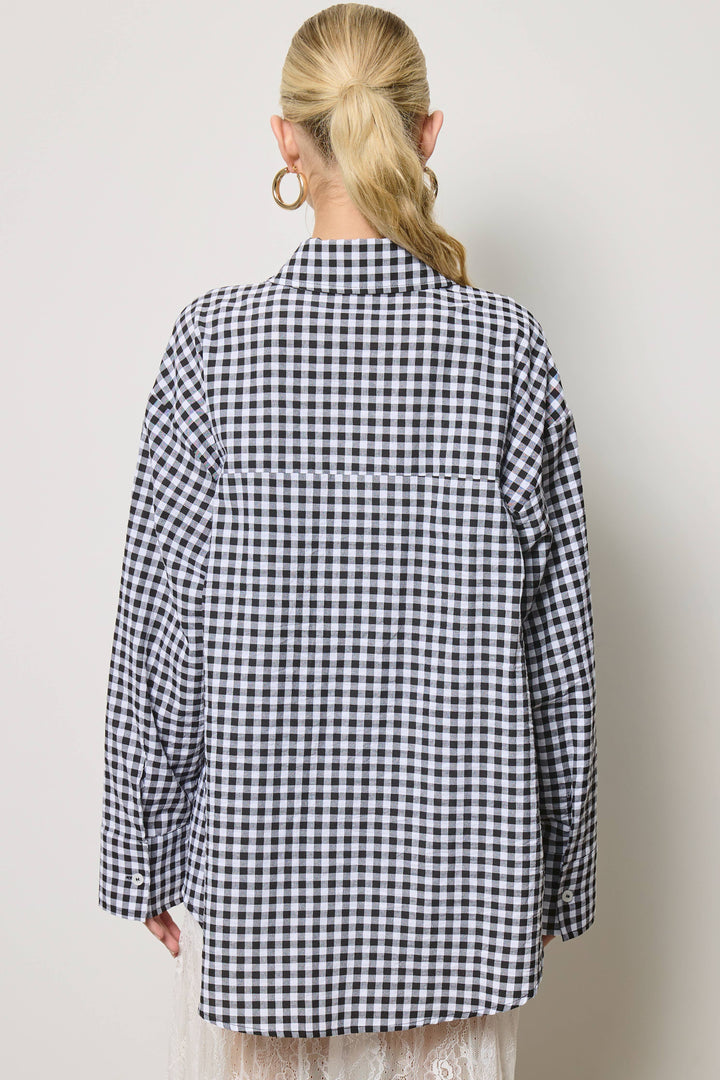 Reba Gingham Button Down Shirt