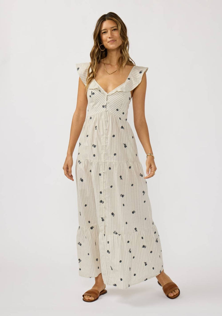 Seaside Bloom Maxi Dress