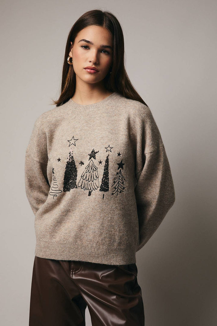Starlit Pines Sweater