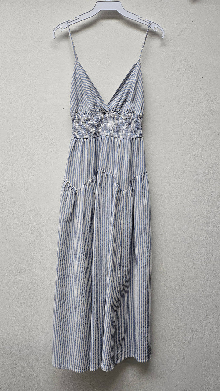 Summer Belle Stripe Midi Dress