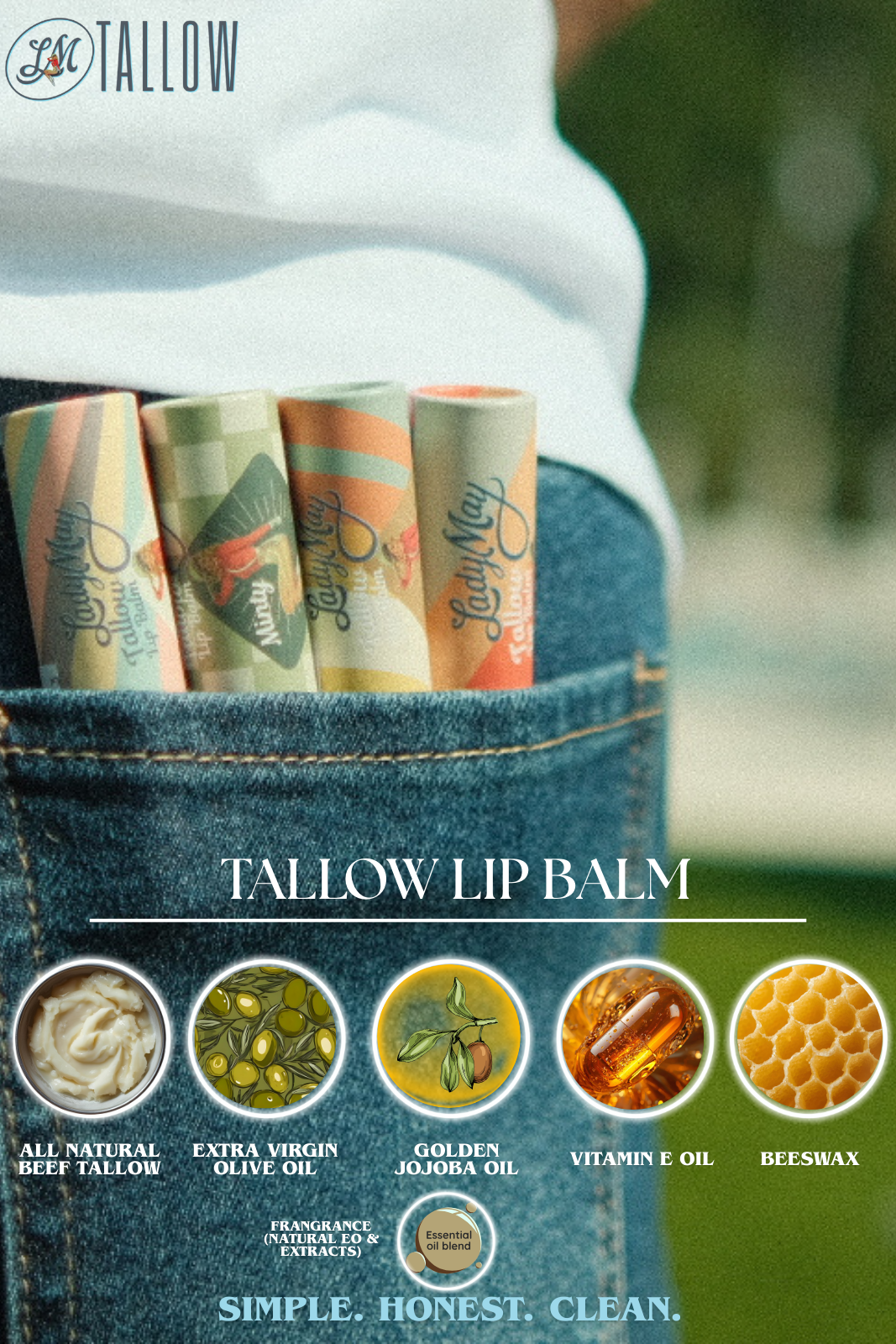 Tallow Lip Balm