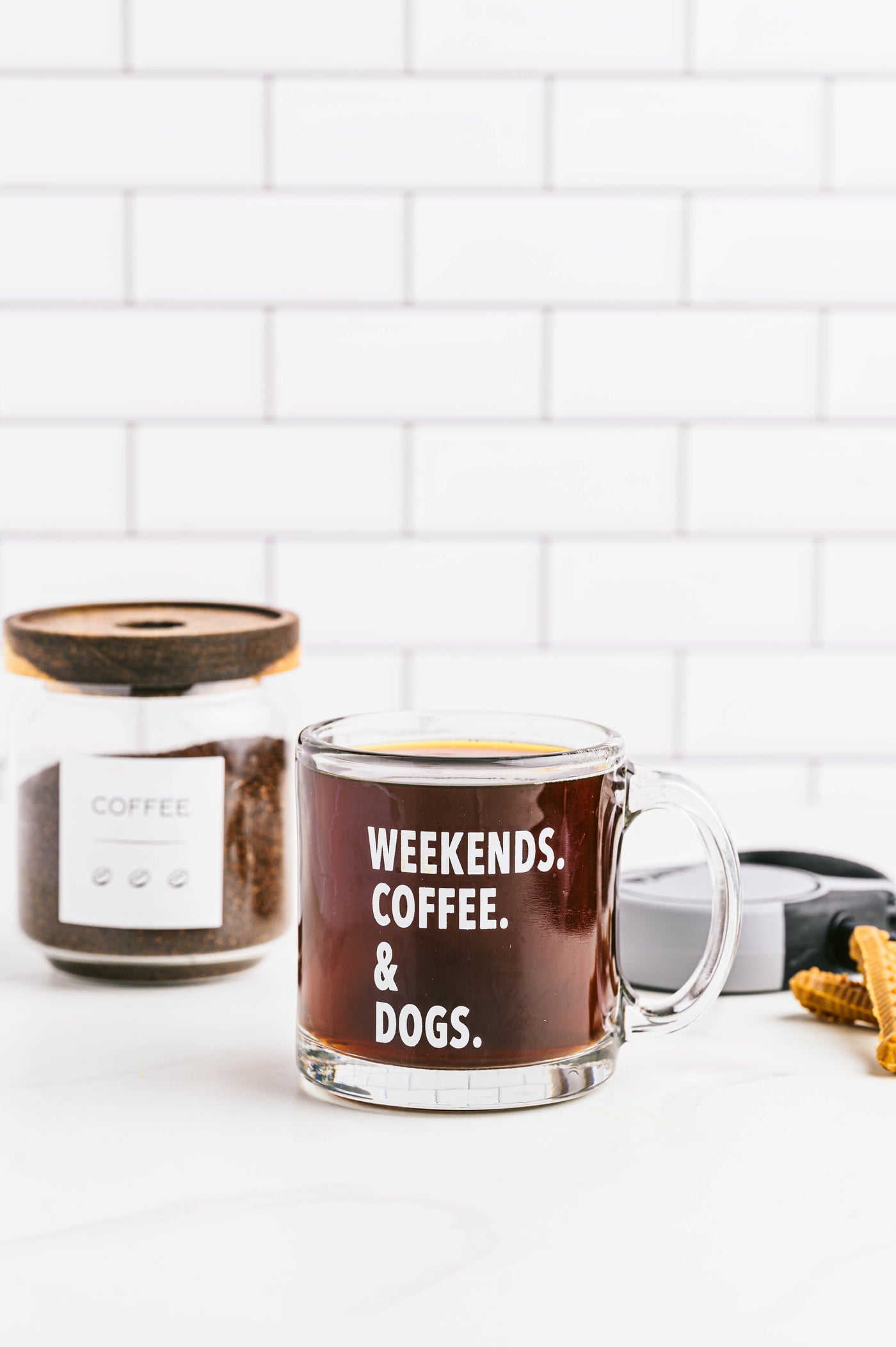 Weekends Coffee + Dogs Mug