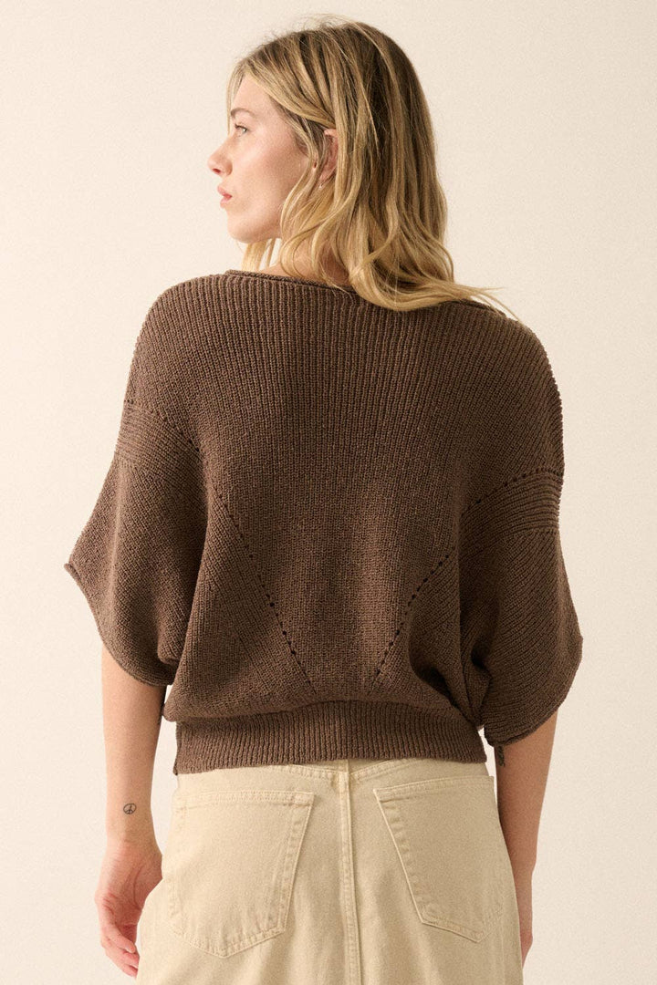 Espresso Knit Sweater