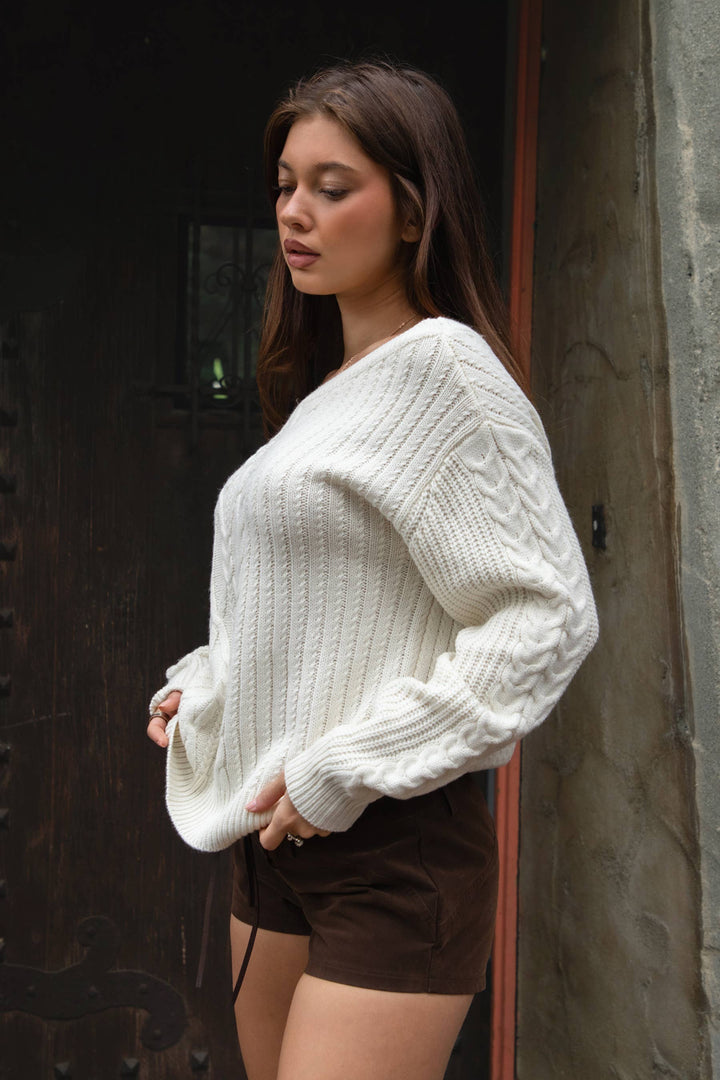 Amelia Off-Shoulder Sweater