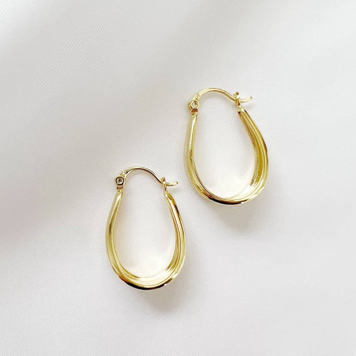 Timeless Hoops Earrings Gold Filled