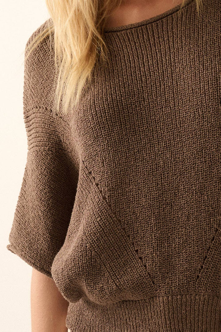 Espresso Knit Sweater