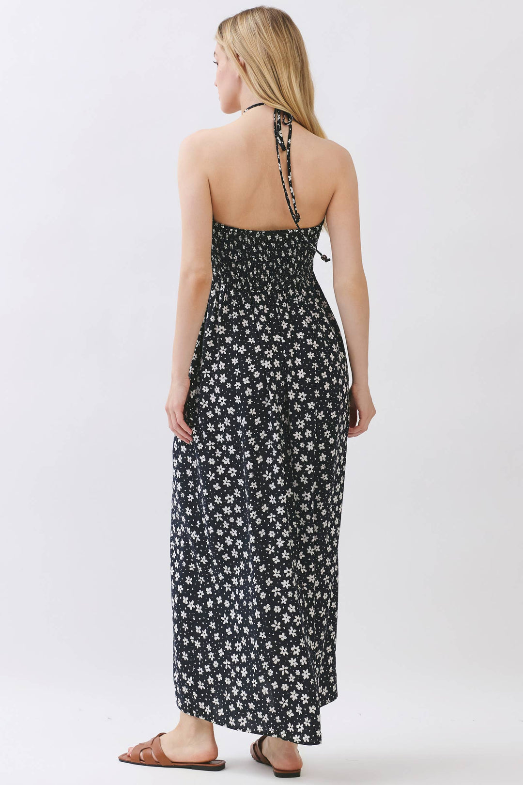 Zoe Halter Midi Dress