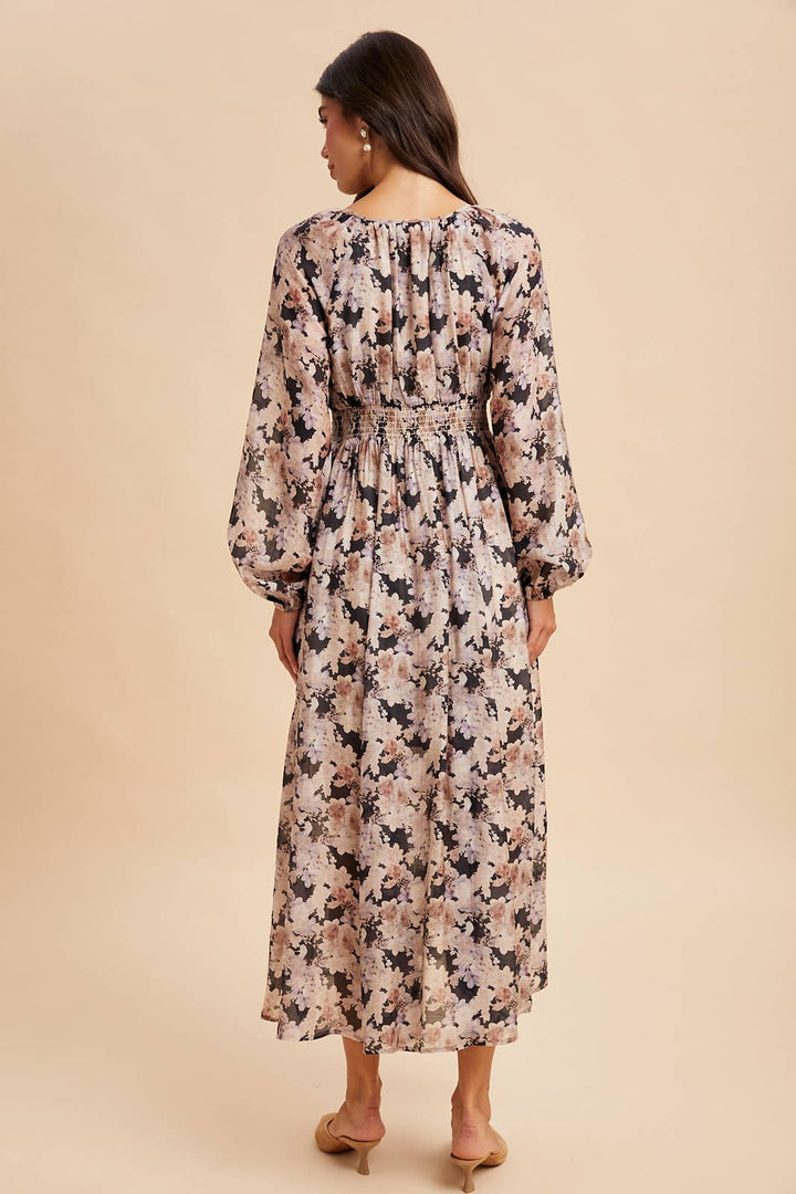 Midnight Bloom Maxi Dress