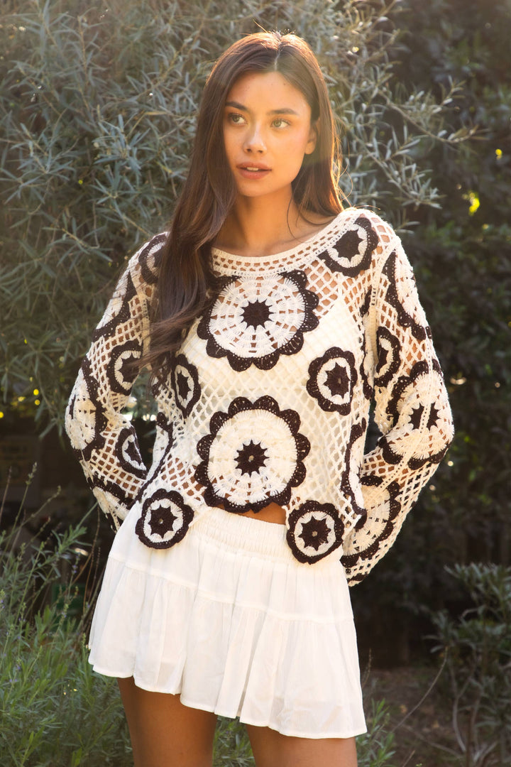 Colette Mandala Crochet Top